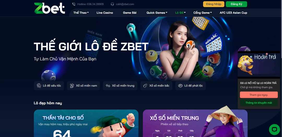 Khuyến mãi nhận mỏi tay tại cổng game Zbet